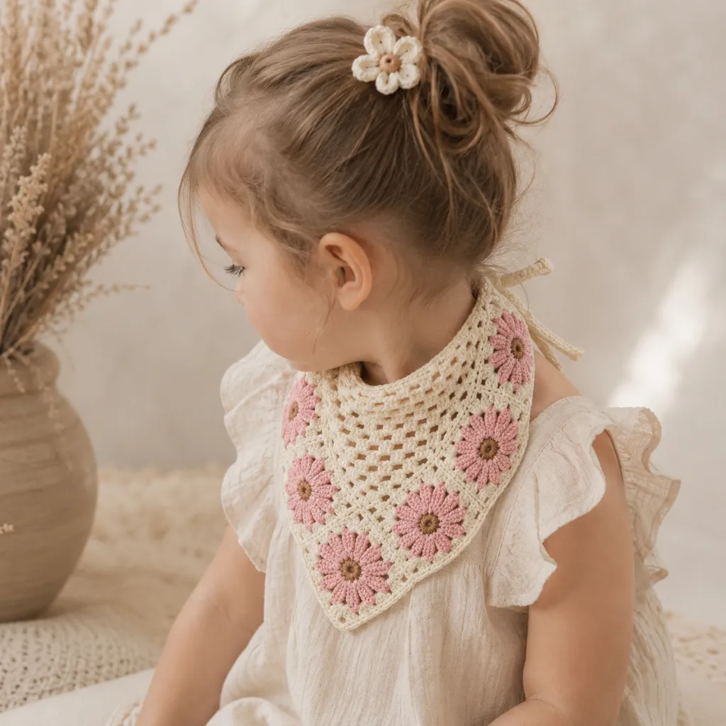 bandana rozowe kwiaty modelka.webp