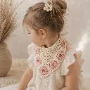 bandana rozowe kwiaty modelka.webp