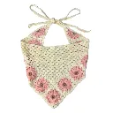 clayre-eef-bandana-kind-80-cm-beige-roze-katoen-bloemen.webp