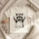 Boys T-shirt with raccoon print
