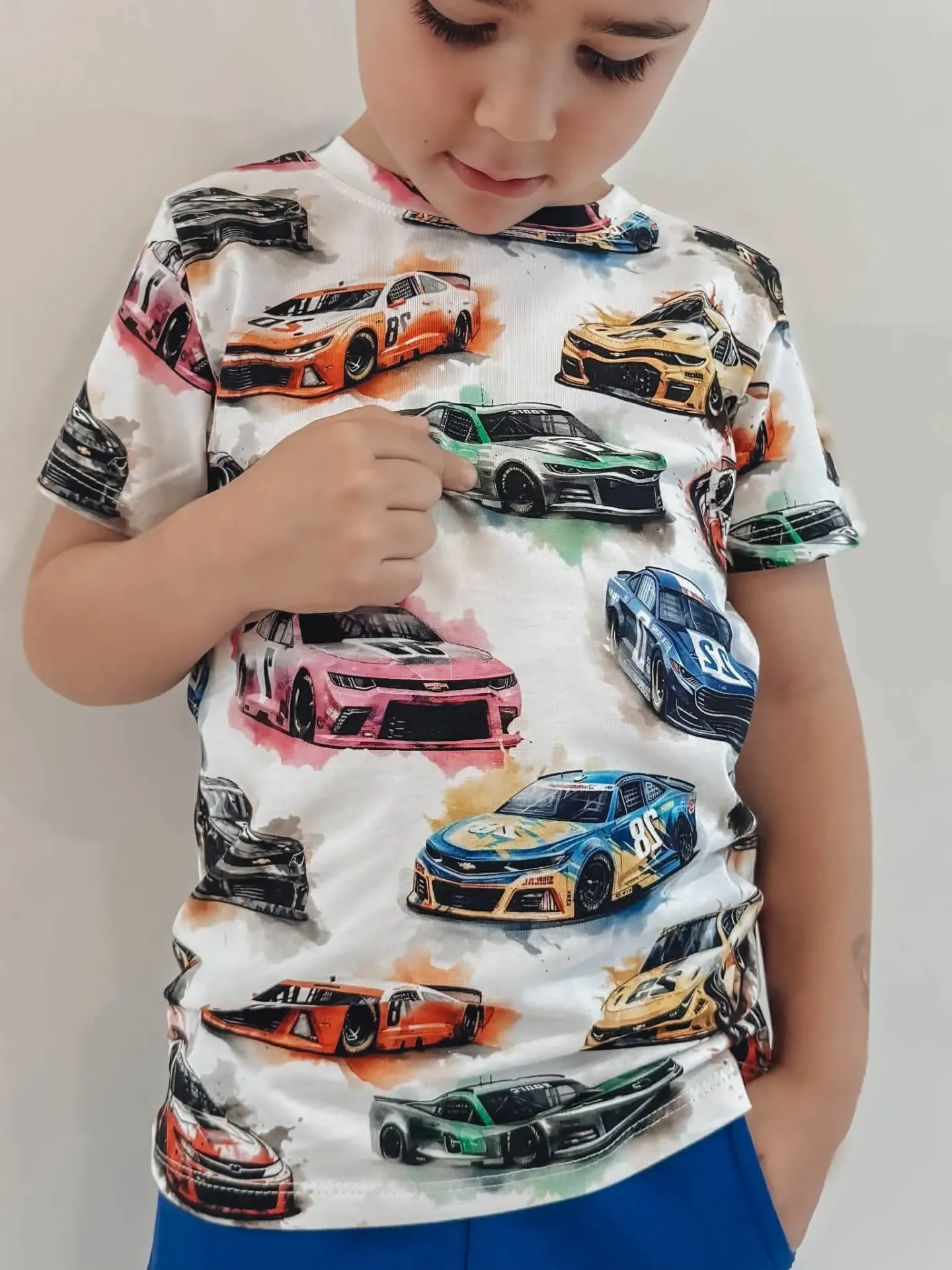 Boys T-shirt with car print