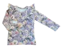 Girls longsleeve with floral print