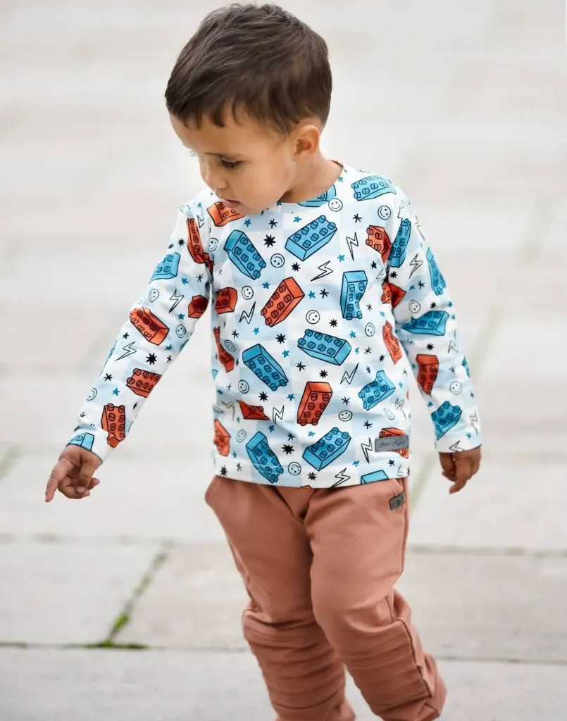 Kinderkleding Set Bouwblokken