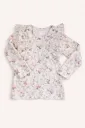Meisjes Longsleeve met Roze Bloemen Print