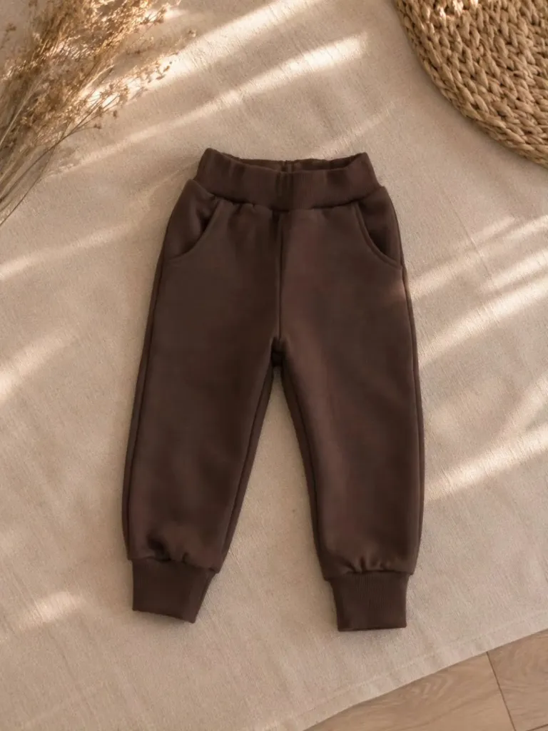 Bruine Kinder Joggingbroek