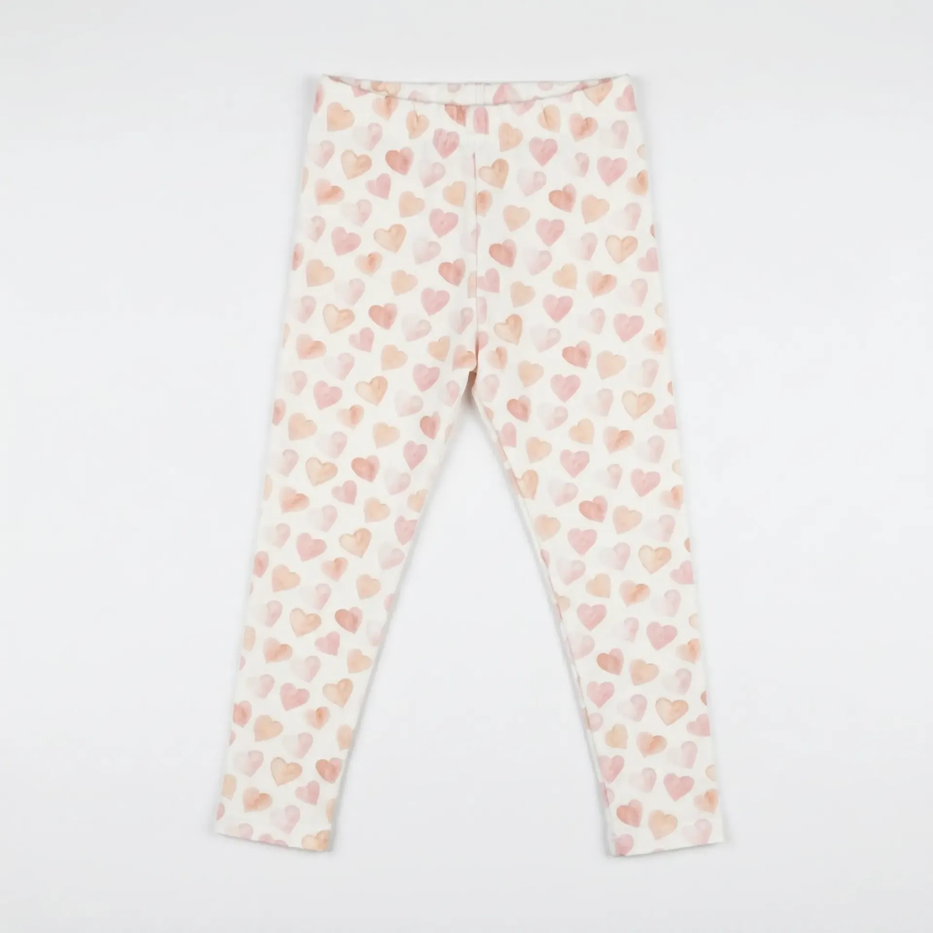 Girls leggings with heart print (92)