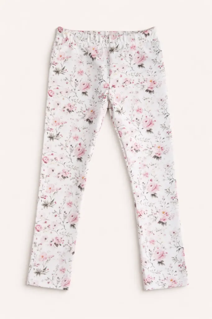 Meisjes Legging met Bloemenprint (92)