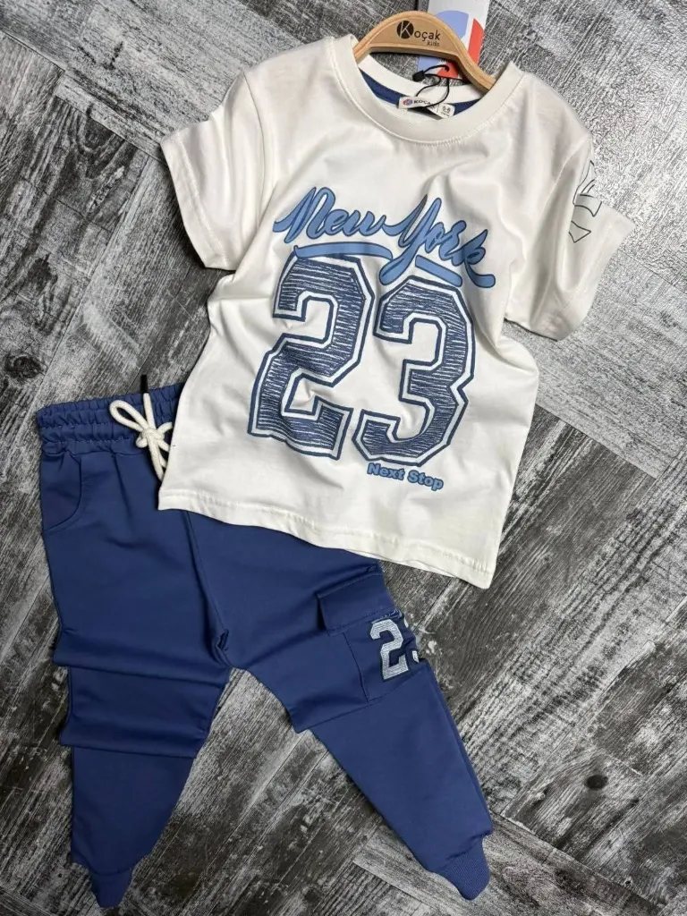 Boys outfit set with New York print